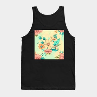 Spring Wildflower Pattern Tank Top